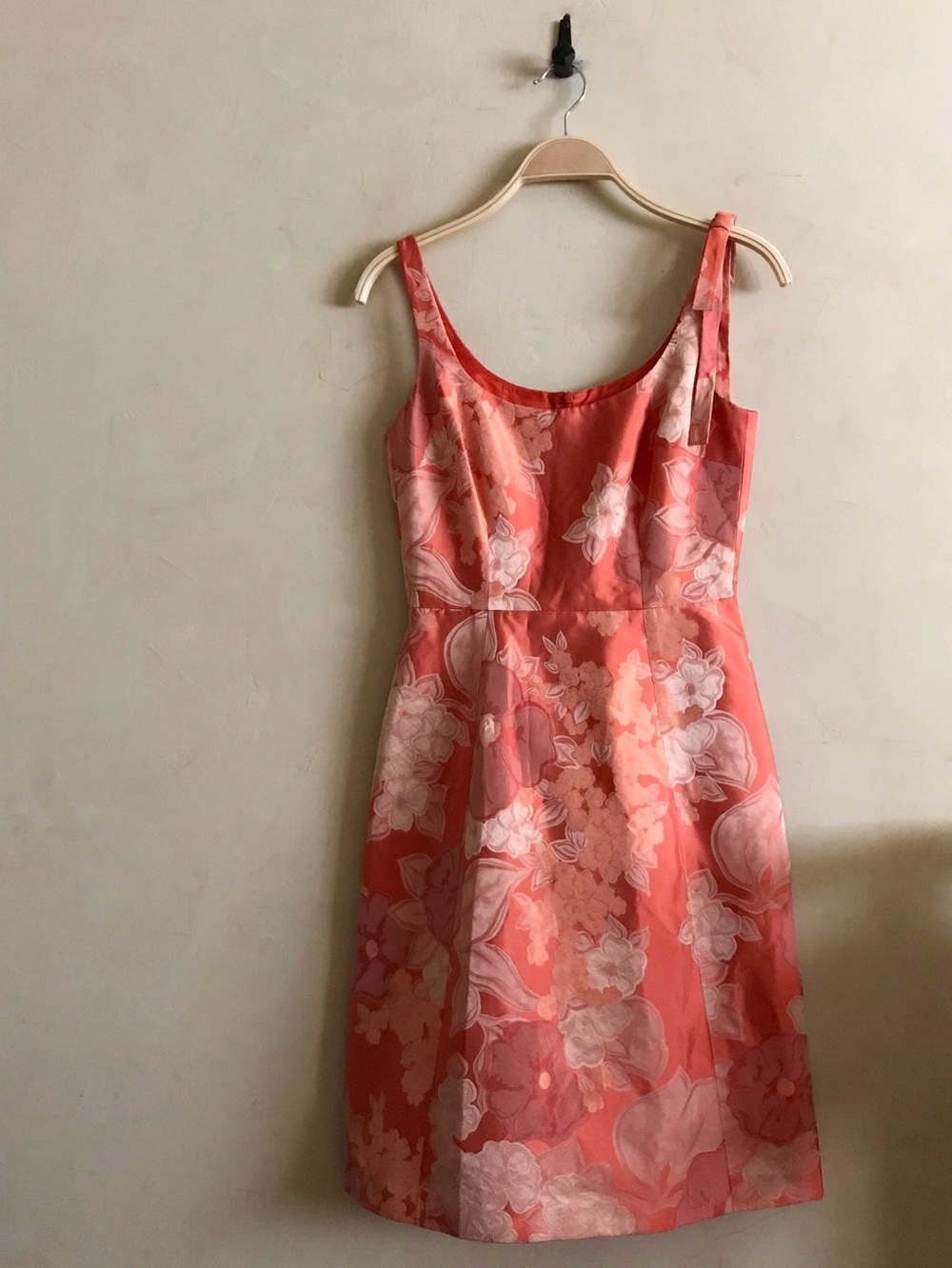 David Meister Coral Floral Brocade Midi Dress - Picture 9 of 11